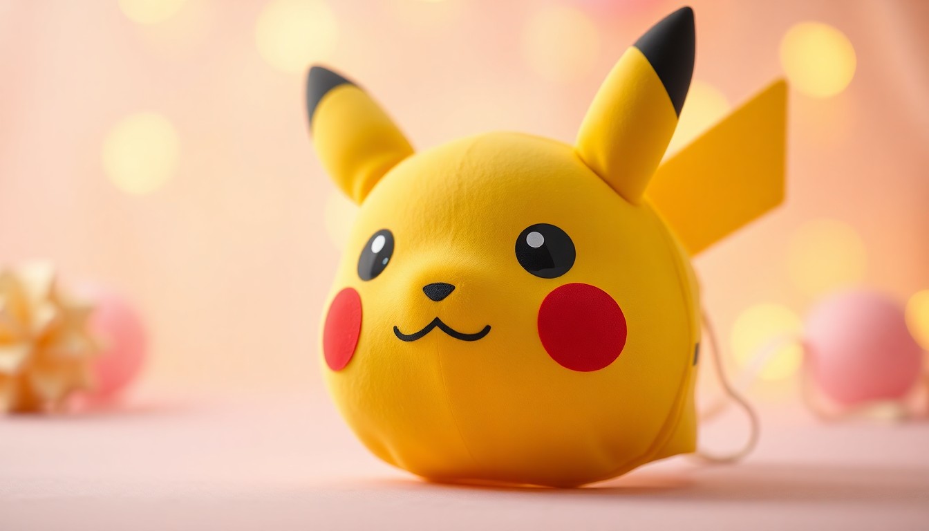 長女がママ似で可愛い！ピカチュウお面が話題に